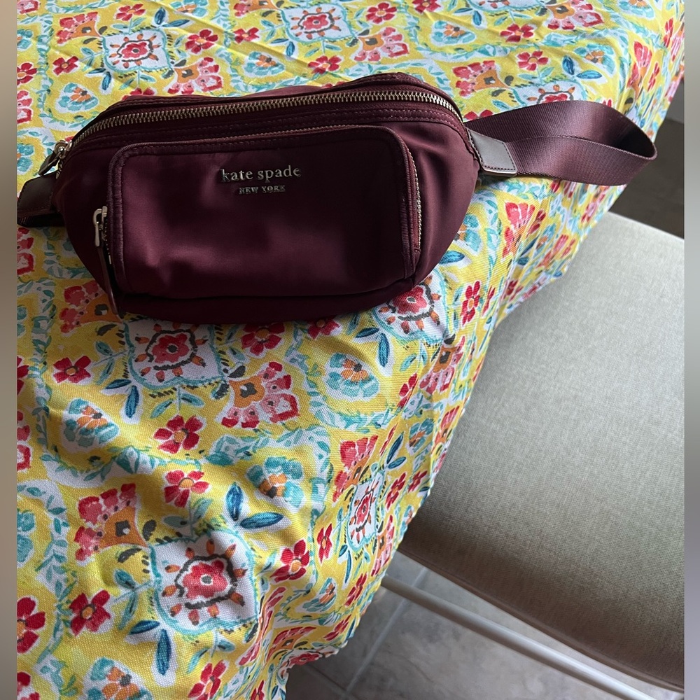 Kate Spade Maroon Fanny pack